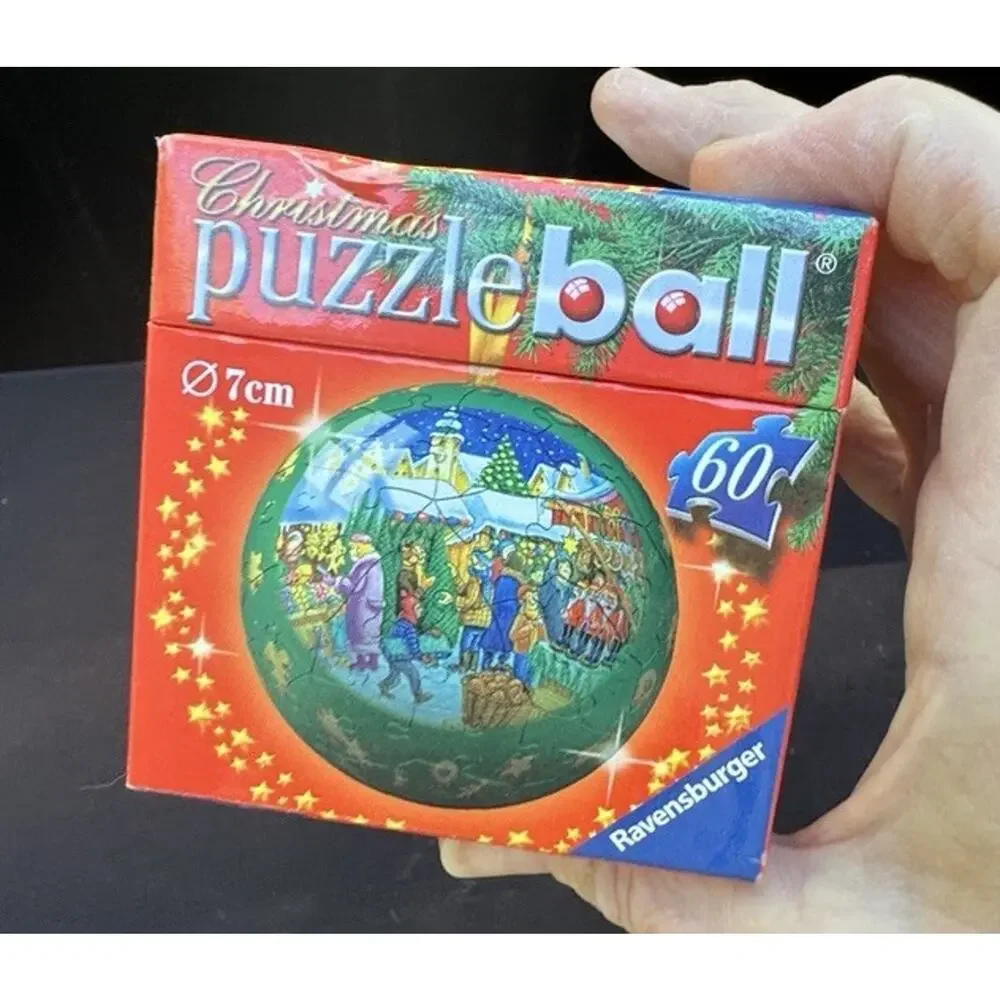 NEW 3D Ravensburger Puzzle Ball Christmas Ornament Christmas Shopping Sealed C18